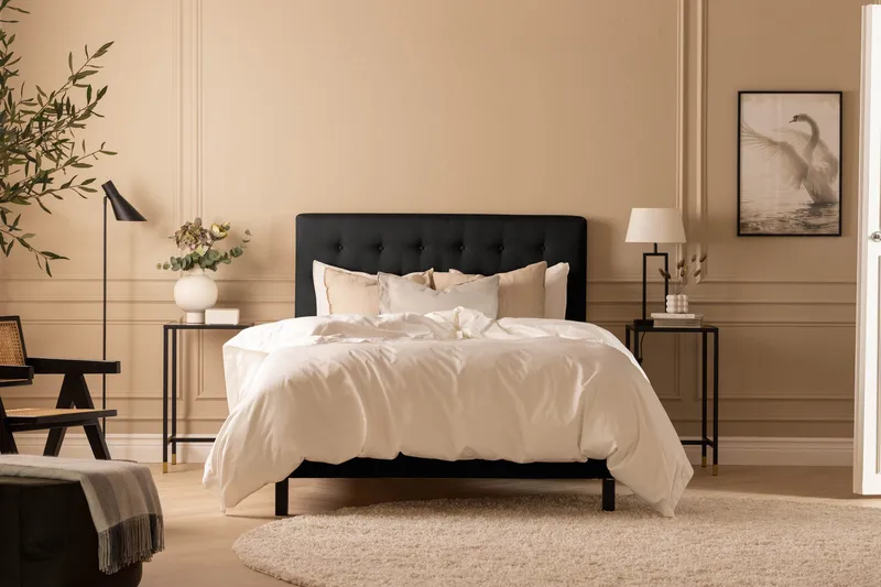 Scarlett Slät gavel 90 - Svart - Möbler - Sovrum - Sänggavlar