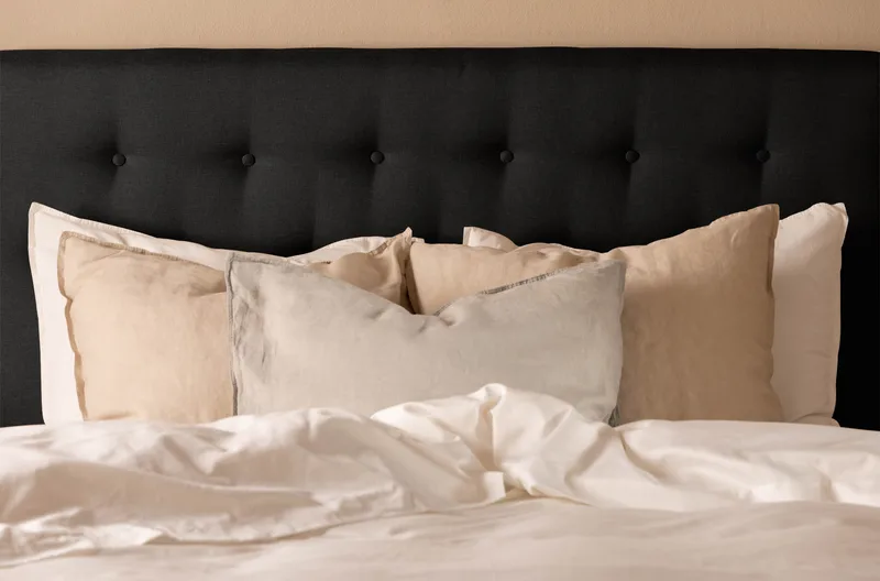 Scarlett Slät gavel 90 - Svart - Möbler - Sovrum - Sänggavlar