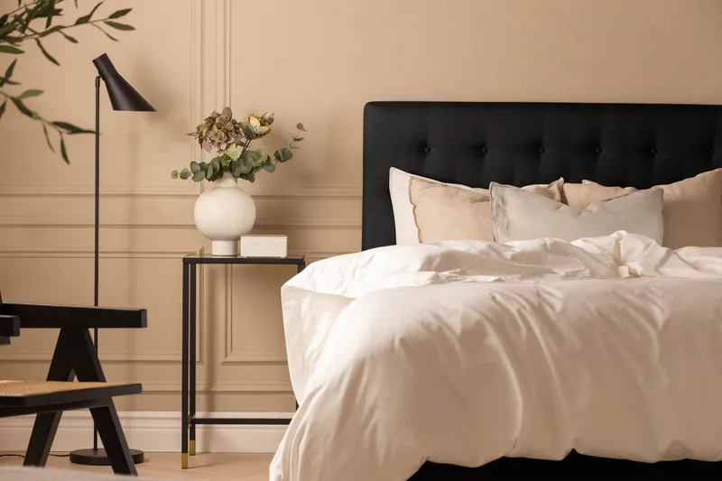 Scarlett Slät gavel 90 - Svart - Möbler - Sovrum - Sänggavlar
