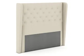 Select Sänggavel 120 cm med Sidor - Beige - Möbler - Sovrum - Sänggavlar