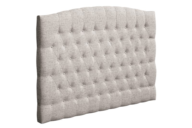STACIA Sänggavel 160 Svängd Beige - Beige - Möbler - Sovrum - Sänggavlar