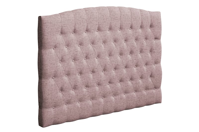 STACIA Sänggavel 160 Svängd Rosa - Rosa - Möbler - Sovrum - Sänggavlar