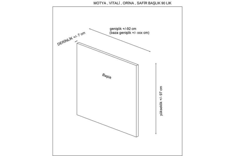 Sänggavel Sudamal Beige - 150 x 7 x 97 cm - Möbler - Sovrum - Sänggavlar
