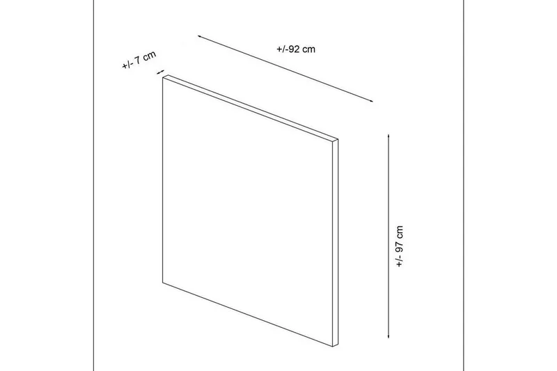 Sänggavel Sudamal Beige - 92 x 7 x 97 cm - Möbler - Sovrum - Sänggavlar