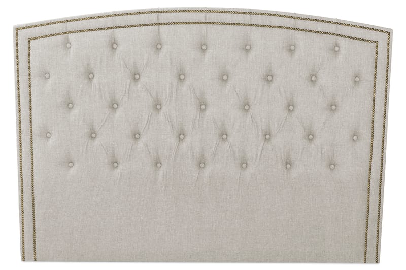 SURI Sänggavel 185 Svängd Beige - Möbler - Sovrum - Sänggavlar