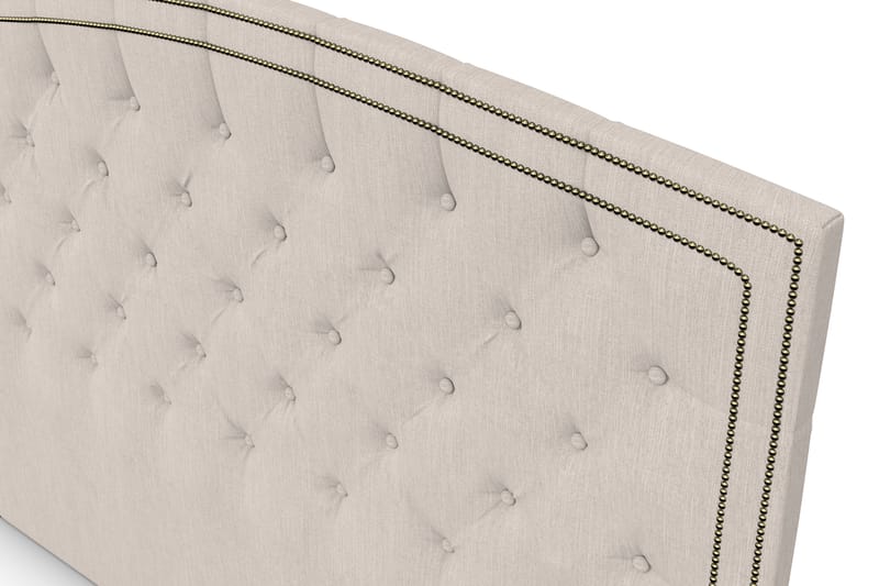 SURI Sänggavel 185 Svängd Beige - Möbler - Sovrum - Sänggavlar