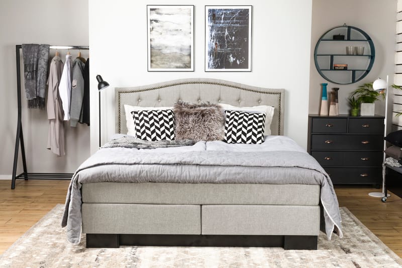SURI Sänggavel 185 Toppad Beige - Möbler - Sovrum - Sänggavlar