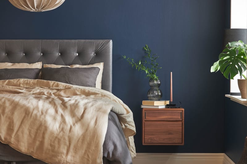 Wall Sänggavel 141x61 cm - Grå - Möbler - Sovrum - Sänggavlar