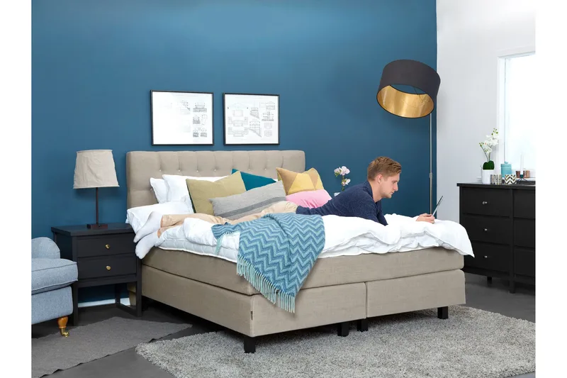 Wynne Sänggavel 160 cm - Beige - Möbler - Sovrum - Sänggavlar