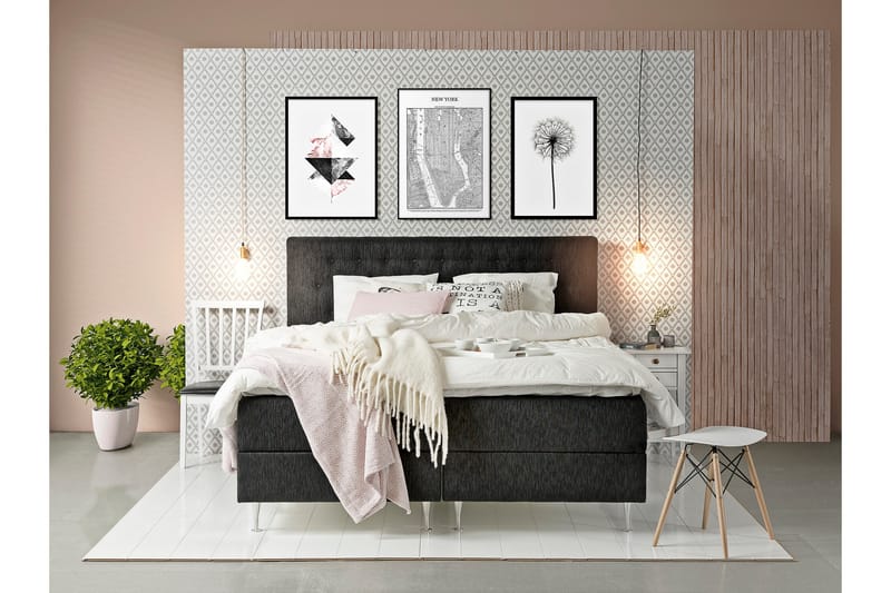 Wynne Sänggavel 160 cm - Svart - Möbler - Sovrum - Sänggavlar