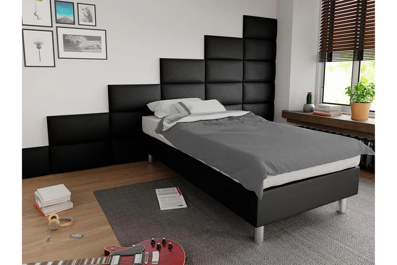 Adeliza Sängstomme 120x200 cm - Mörkgrå - Möbler - Sovrum - Sängram & sängstomme