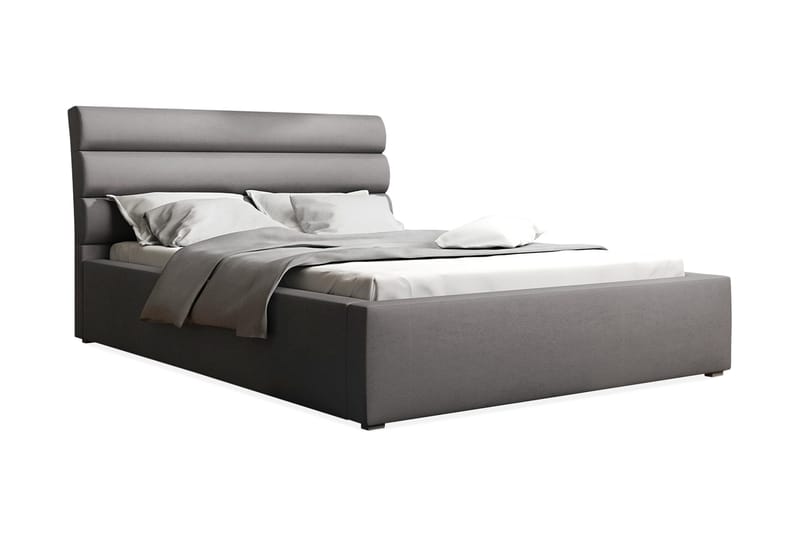 Adrianah Säng 120x200 cm - Grå - Möbler - Sovrum - Sängram & sängstomme
