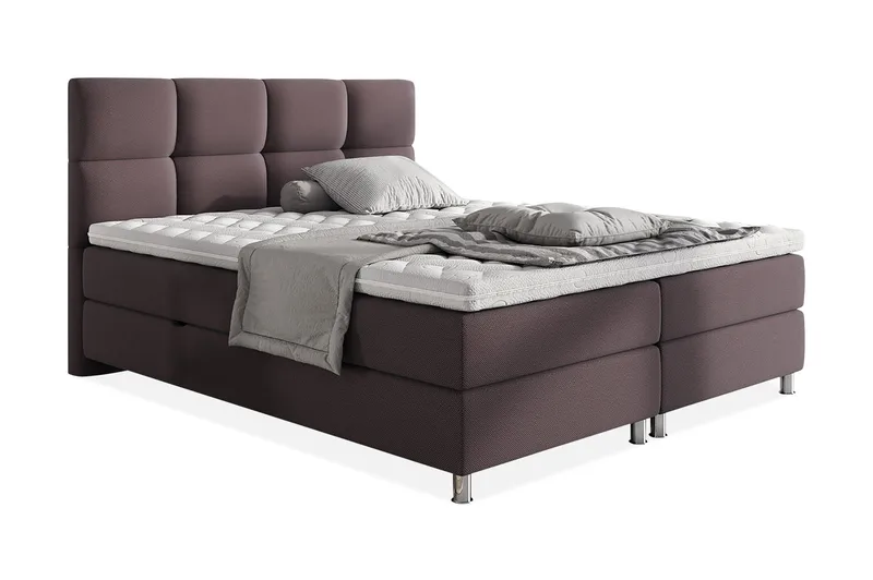 Adrianah Säng 200x200 cm, Grå/Vit