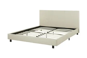 Albi Dubbelsäng 160x200 cm - Beige - Möbler - Sovrum - Sängram & sängstomme