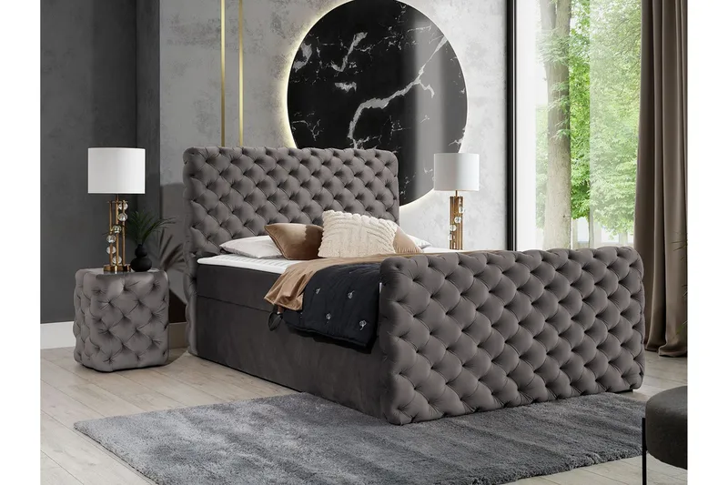 Almancil Sängram 140x200 cm - Möbler - Sovrum - Sängram & sängstomme