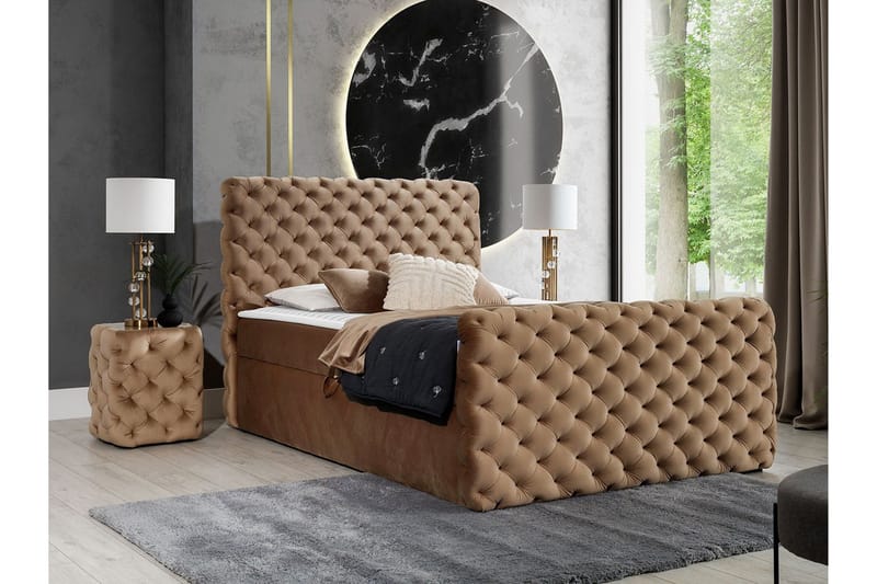 Almancil Sängram 140x200 cm - Möbler - Sovrum - Sängram & sängstomme