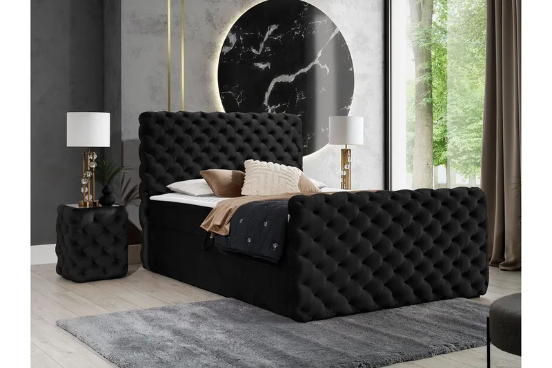 Almancil Sängram 200x200 cm - Möbler - Sovrum - Sängram & sängstomme