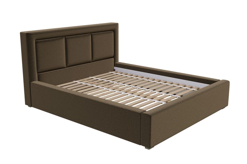 ALMERED Sängram 200x200 cm Metallram Svart - Svart - Möbler - Sovrum - Sängram & sängstomme
