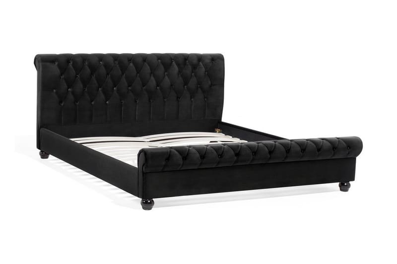 Avallon Dubbelsäng 180 200 cm - Svart - Möbler - Sovrum - Sängram & sängstomme