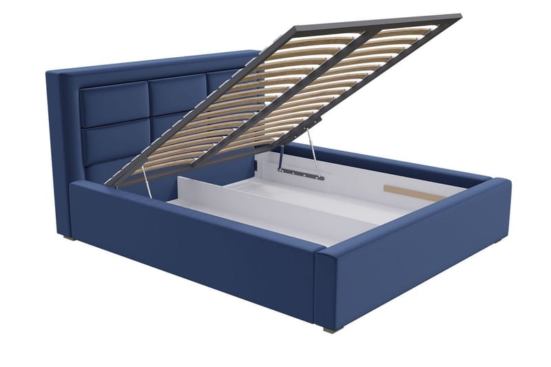 Axlunda Säng 200x200 cm Metallram - Ljusgrå - Möbler - Sovrum - Sängram & sängstomme