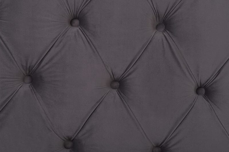 Ayette Dubbelsäng 160x200 cm - Grå/Sammet - Möbler - Sovrum - Sängram & sängstomme