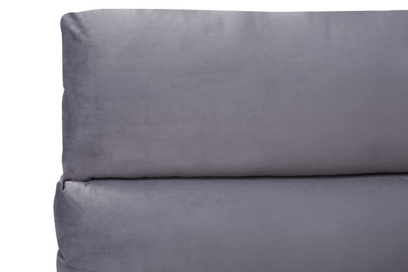 BATILLY Dubbelsäng 140x200 cm med Förvaring Grå - Sängram & sängstomme