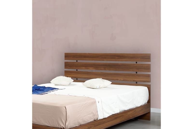 Bielany Sängram 155x205 cm - Mörkbrun - Möbler - Sovrum - Sängram & sängstomme