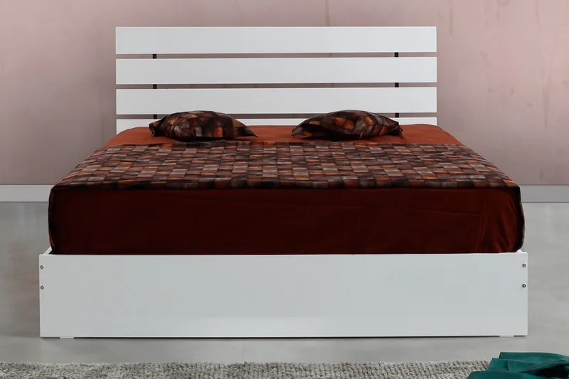 Bielany Sängram 155x205 cm - Vit - Möbler - Sovrum - Sängram & sängstomme