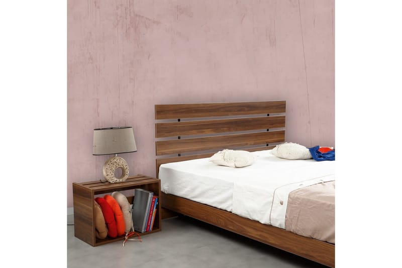 Bielany Sängram 165x205 cm - Mörkbrun - Möbler - Sovrum - Sängram & sängstomme