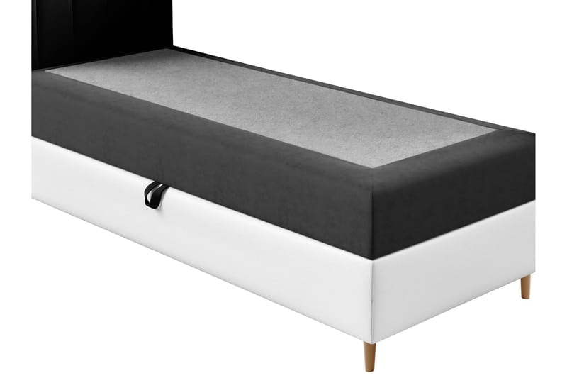 Boisdale Sängram 100x200 cm Brun/Vit - Möbler - Sovrum - Sängram & sängstomme