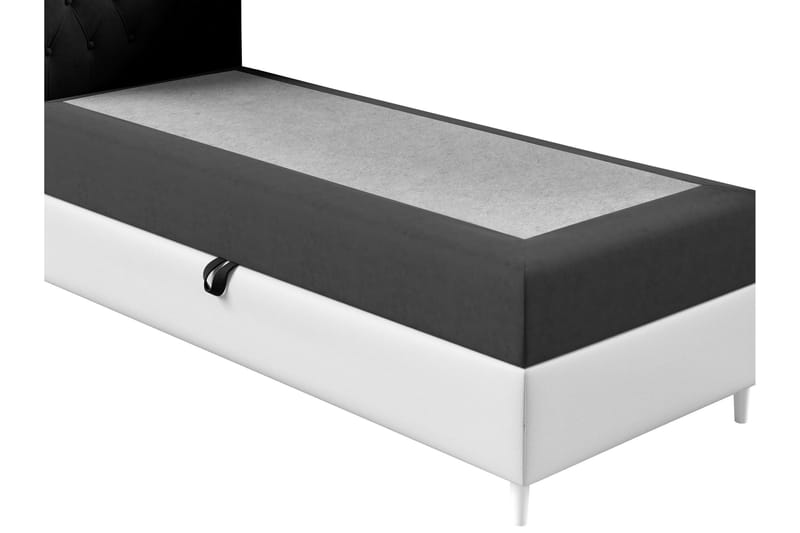 Boisdale Sängram 100x200 cm Brun/Vit - Möbler - Sovrum - Sängram & sängstomme
