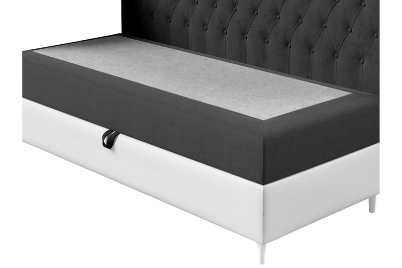 Boisdale Sängram 100x200 cm Gul/Vit - Möbler - Sovrum - Sängram & sängstomme