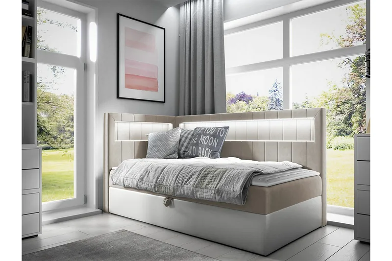 Boisdale Sängram 100x200 cm - Möbler - Sovrum - Sängram & sängstomme