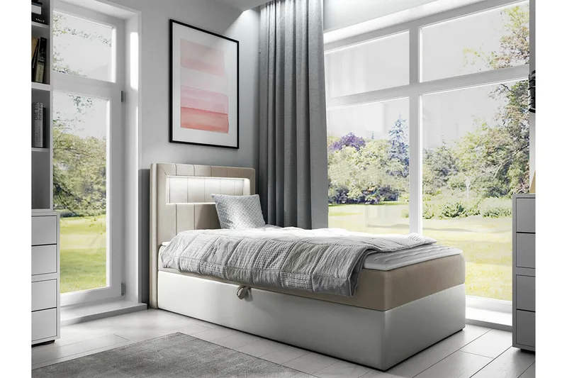 Boisdale Sängram 100x200 cm - Möbler - Sovrum - Sängram & sängstomme