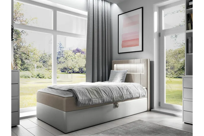 Boisdale Sängram 100x200 cm - Möbler - Sovrum - Sängram & sängstomme