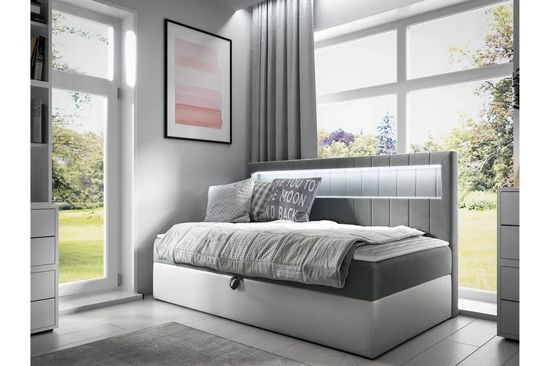 Boisdale Sängram 100x200 cm - Möbler - Sovrum - Sängram & sängstomme