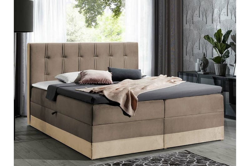 Boisdale Sängram 120x200 cm Brun - Möbler - Sovrum - Sängram & sängstomme