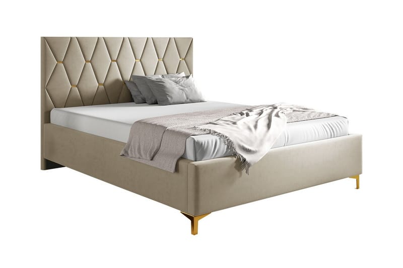 Boisdale Sängram 140x200 cm Beige - Möbler - Sovrum - Sängram & sängstomme