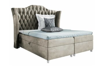 Boisdale Sängram 140x200 cm Beige/Ljusbeige - Möbler - Sovrum - Sängram & sängstomme