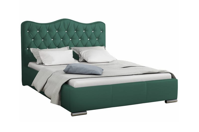 Boisdale Sängram 160x200 cm Grön - Möbler - Sovrum - Sängram & sängstomme