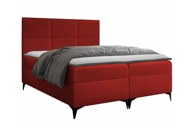 Boisdale Sängram 160x200 cm Mörkröd - Möbler - Sovrum - Sängram & sängstomme