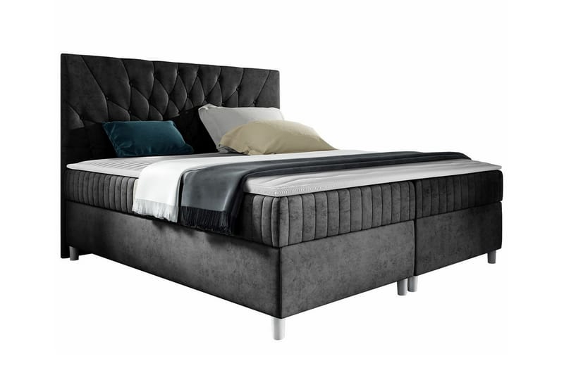 Boisdale Sängram 160x200 cm Svart - Möbler - Sovrum - Sängram & sängstomme