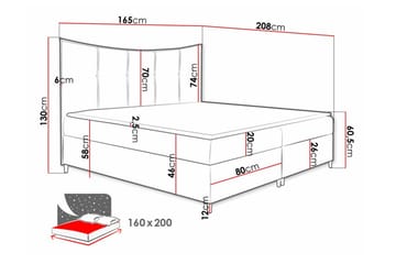 Boisdale Sängram 160x200 cm - Möbler - Sovrum - Sängram & sängstomme