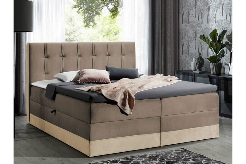 Boisdale Sängram 180x200 cm Brun - Möbler - Sovrum - Sängram & sängstomme