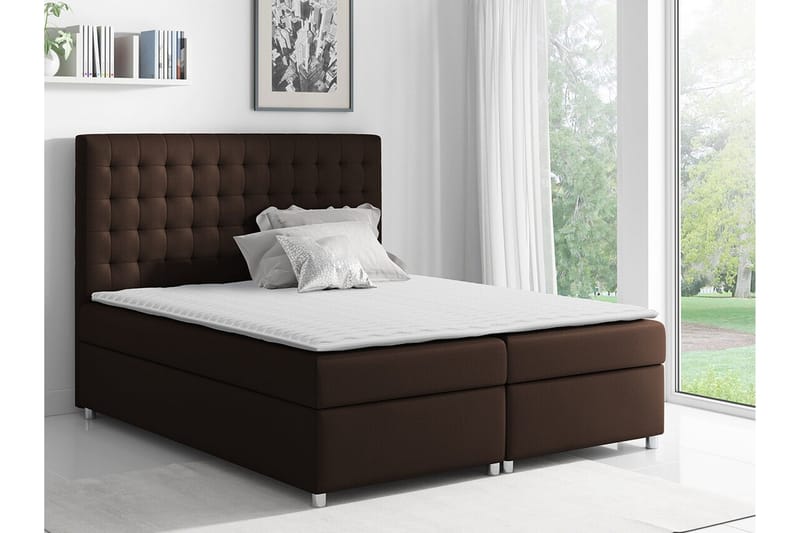 Boisdale Sängram 180x200 cm Mörkbrun - Möbler - Sovrum - Sängram & sängstomme
