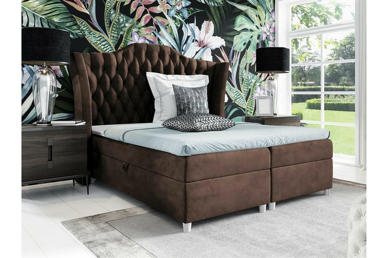 Boisdale Sängram 180x200 cm Mörkbrun - Möbler - Sovrum - Sängram & sängstomme