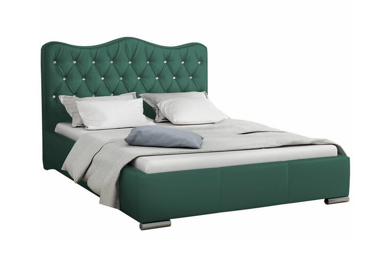 Boisdale Sängram 180x200 cm Mörkgrön - Möbler - Sovrum - Sängram & sängstomme