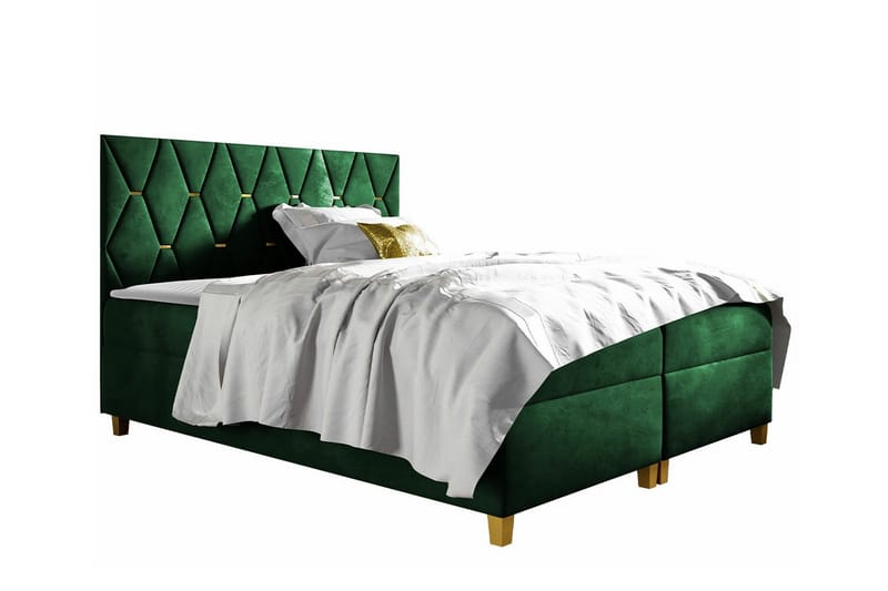 Boisdale Sängram 180x200 cm Mörkgrön - Möbler - Sovrum - Sängram & sängstomme