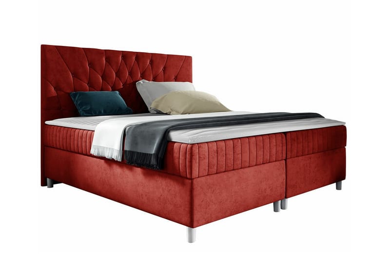 Boisdale Sängram 180x200 cm Röd - Möbler - Sovrum - Sängram & sängstomme