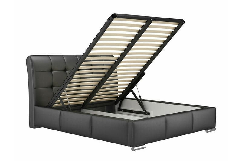 Boisdale Sängram 180x200 cm Svart - Möbler - Sovrum - Sängram & sängstomme